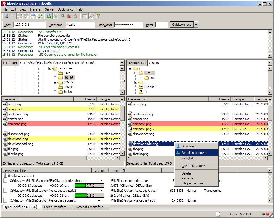 1fichier Filezilla FTP